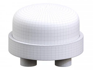MINIMALIST OTTOMAN 3D Model