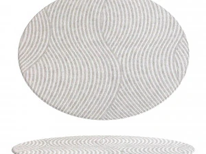 CONJUNTO DE TAPETES REDONDOS MODERNOS Modelo 3D