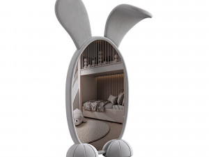 BUNNY FLOOR MIRROR 3D मॉडल
