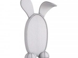 BUNNY FLOOR MIRROR 3D Model