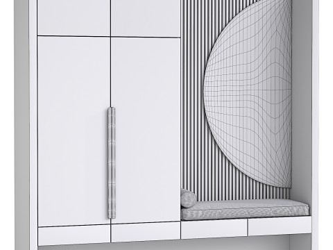 Minimalist Hallway zone 01 3D मॉडल