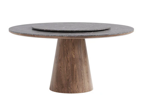 Draaibare eettafel met stoelen 3D Model