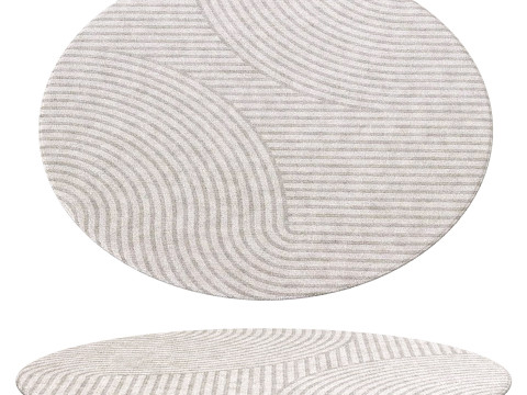 UNIQUE CONTEMPORARY AREA RUG 02 3D Модель
