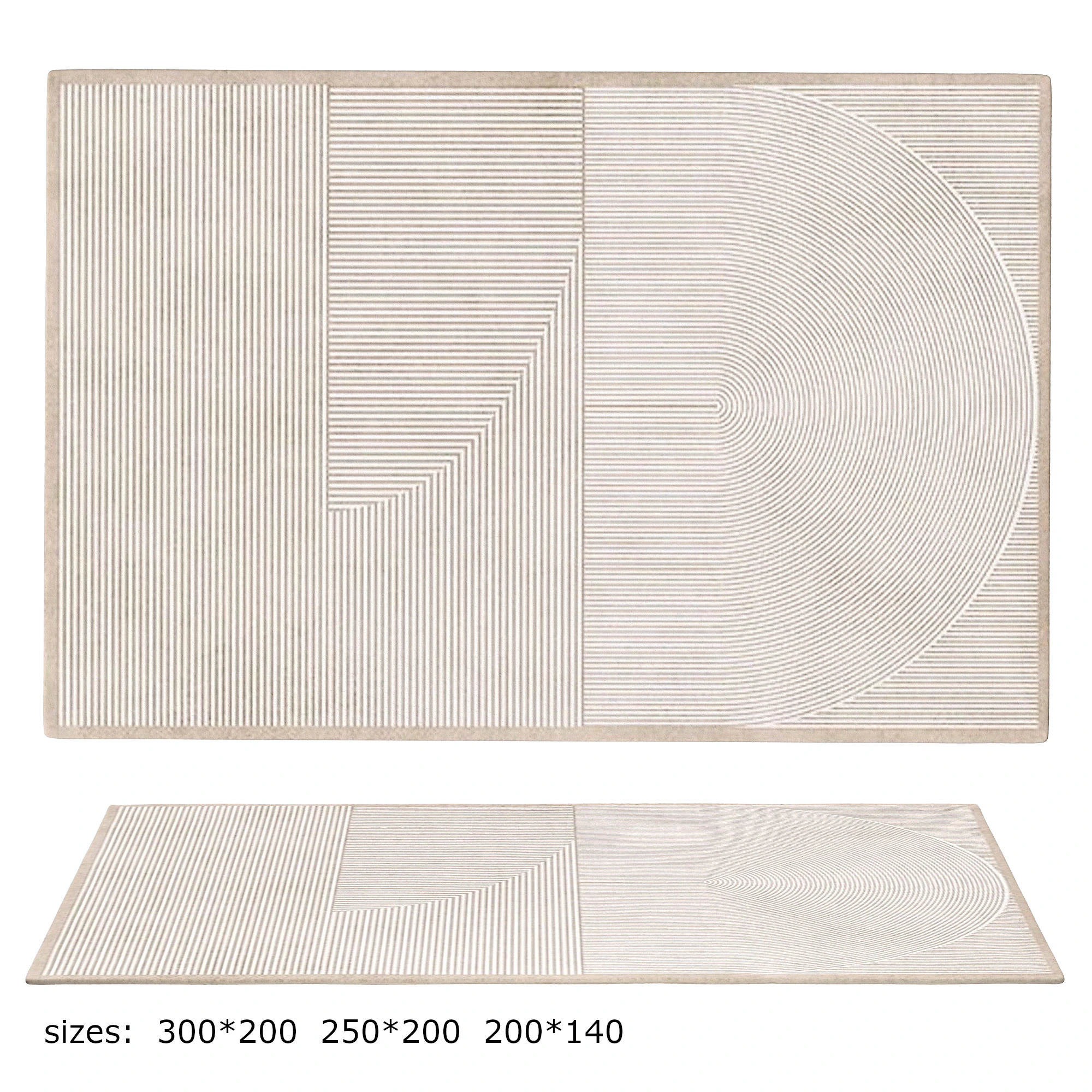 Tappeti moderni astratti contemporanei per soggiorno e camera da letto Modello 3D .c4d .max .obj .3ds .fbx .stl .blend