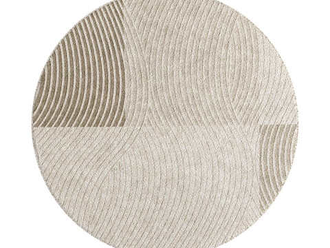 ROUND AREA RUG 3D Model
