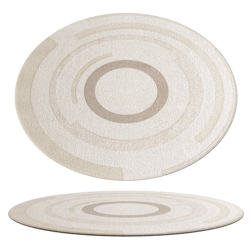CONTEMPORARY ROUND RUG 02 3D मॉडल .c4d .max .obj .3ds .fbx .stl .blend 