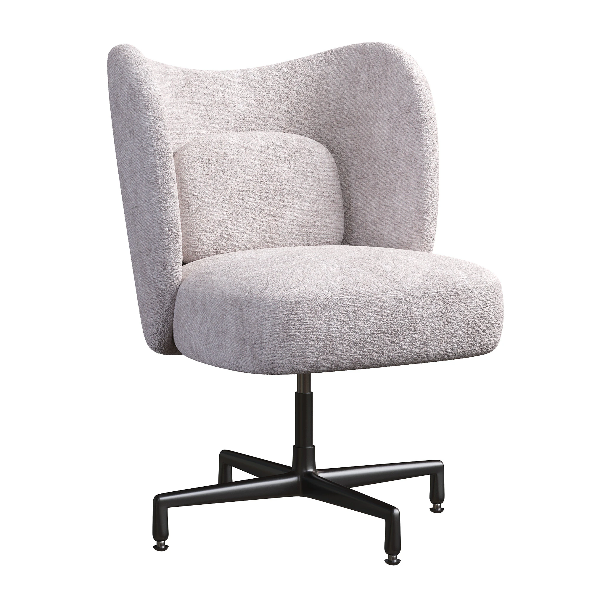 Plato Desk Chair 3D Model .c4d .max .obj .3ds .fbx .stl .blend 
