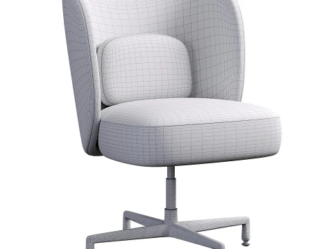 Plato Desk Chair 3D Model