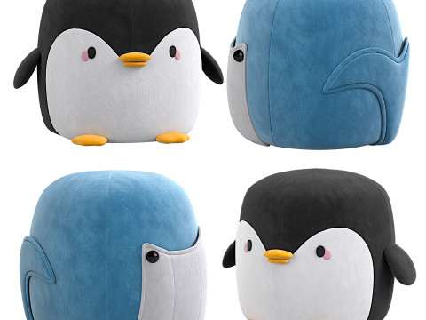 CUTE ANIMAL OTTOMANS 3D Model