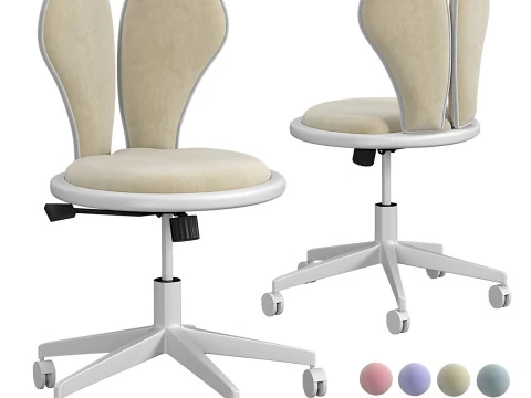 BUNNY DESK CHAIR 3D Model