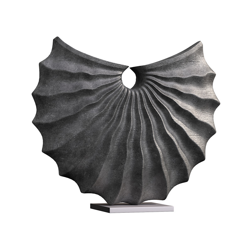 Coquille noire Sculpture Modelo 3D .c4d .max .obj .3ds .fbx .stl .blend 