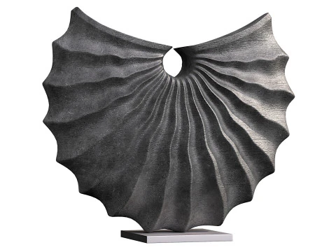 코키유 느와르 조각품 3D 모델