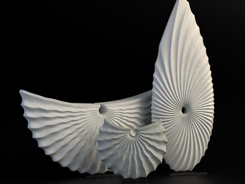 Sculptures by Benoit Averly 3D Model