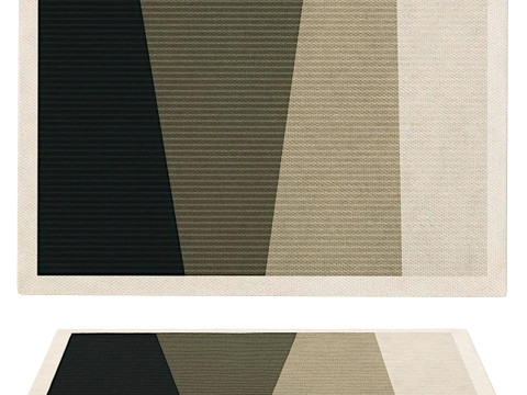 SET OF LIGHT COLOR CARPETS 03 3D Model