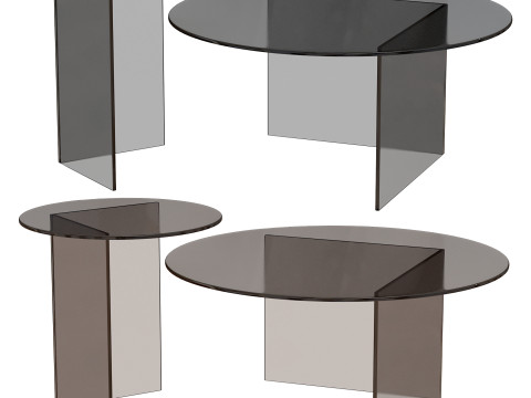 Contemporary Coffee Table Pond Modelo 3D
