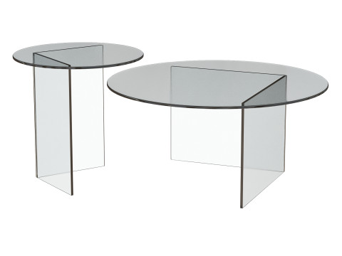 Contemporary Coffee Table Pond 3D 모델