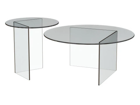 Contemporary Coffee Table Pond 3D Model