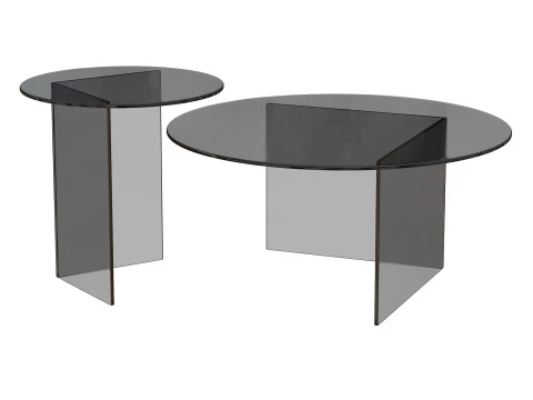 Contemporary Coffee Table Pond 3D Model