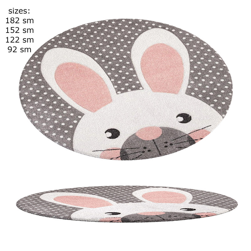 Safavieh Carousel kids are rug Rabbit 3D Model .c4d .max .obj .3ds .fbx .stl .blend 