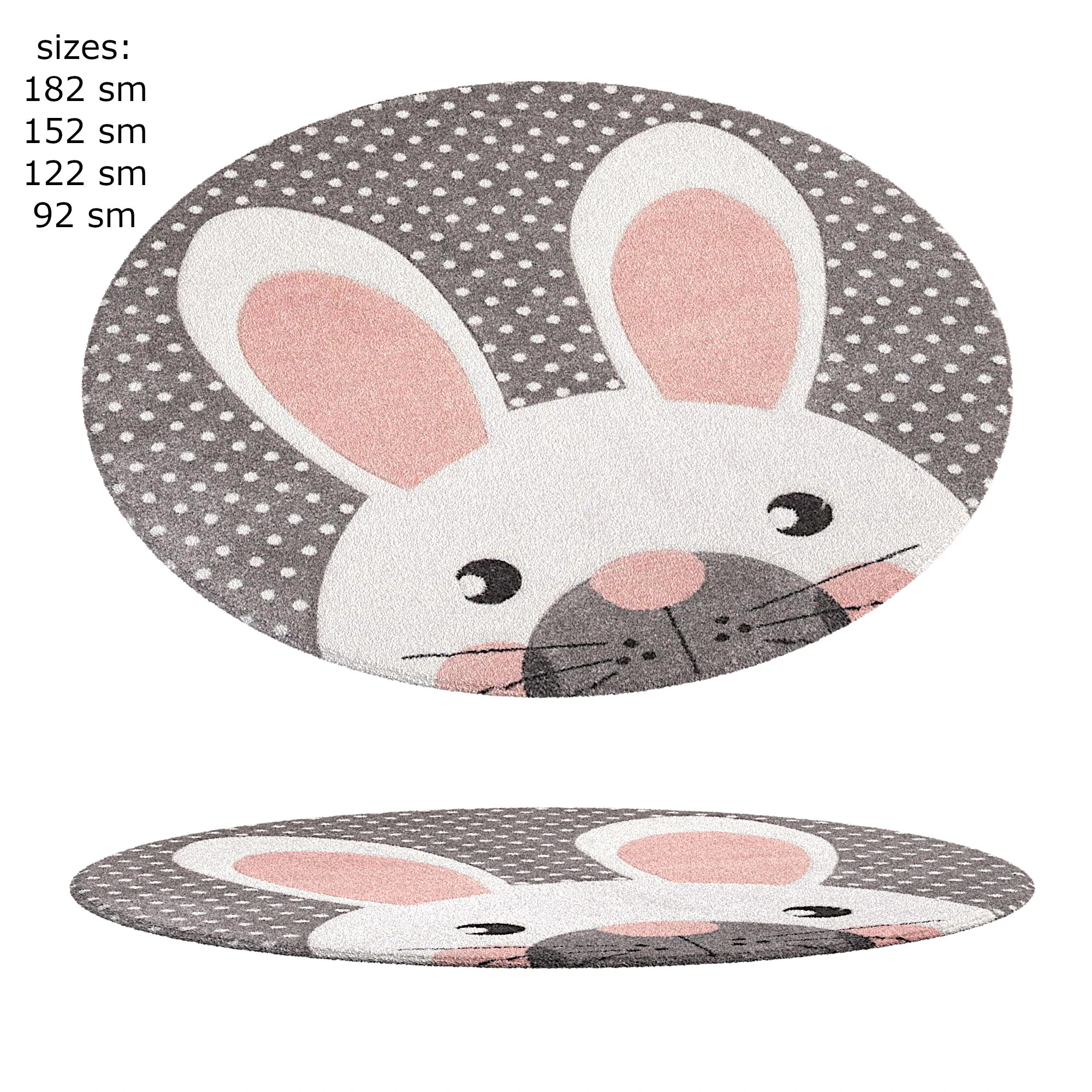 I bambini Safavieh Carousel sono il tappeto Coniglio Modello 3D .c4d .max .obj .3ds .fbx .stl .blend 