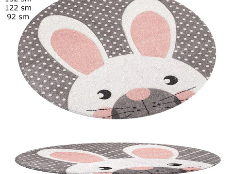 Safavieh Carousel детский коврик Кролик 3D Модель