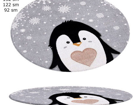 Safavieh Carousel kids are rug PINGUIN 3D Model
