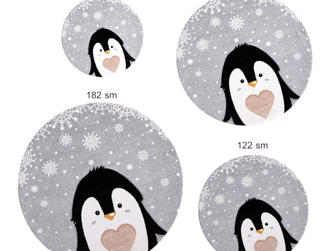 Safavieh Carousel kids are rug PINGUIN 3D Model