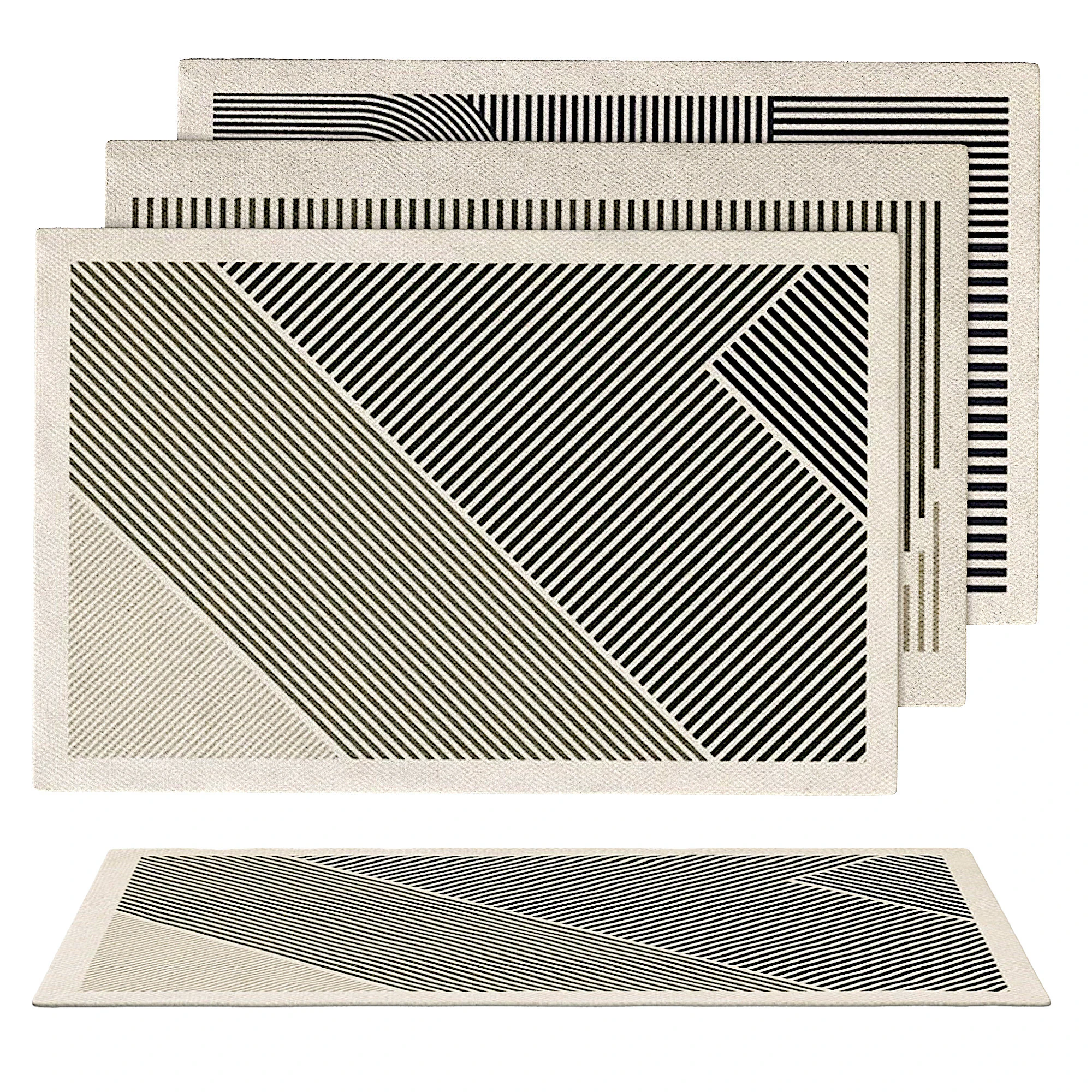 SET OF LIGHT COLOR CARPETS 04 3D Model .c4d .max .obj .3ds .fbx .stl .blend 