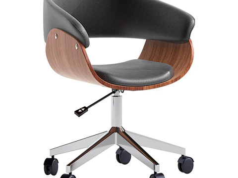 Sedia da ufficio Armen Living Bellevue Modello 3D