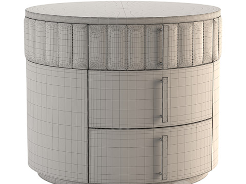 Double C Nightstand by Daytona 3D-Modell