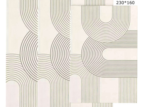 Modern Floor Carpets for Dining Room 3D Model