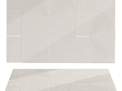 Modern Rugs for Living Room 3D Model