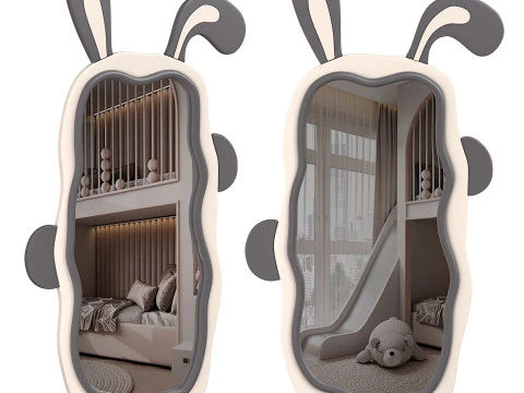 ЗЕРКАЛО КРОЛИКА 3D Модель