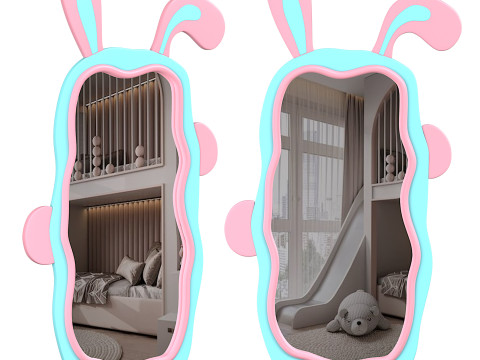 RABBIT MIRROR 3D Model