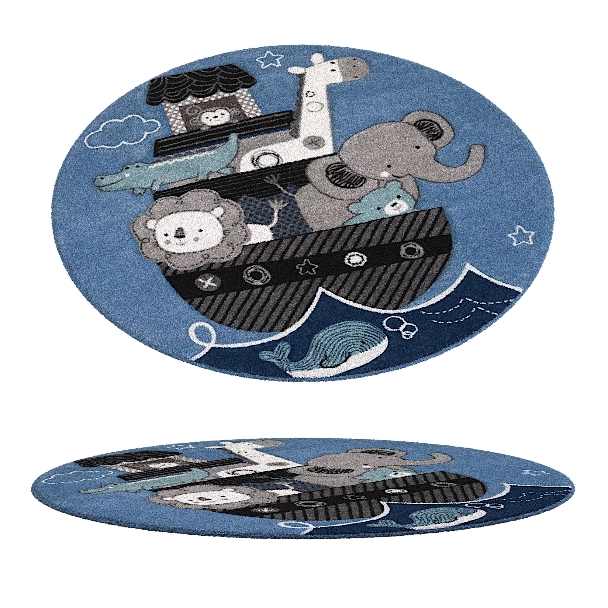 Tappeto in polipropilene Power Loom con stampa animalier Glantz Modello 3D .c4d .max .obj .3ds .fbx .stl .blend