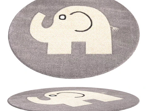 Glantz Power Loom Polypropylen-Teppich 3D Modell