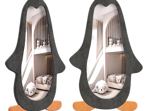 Пингвин зеркало 3D Модель