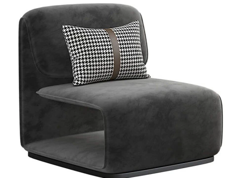 Divano Scandinavo Moderno Semplice Modello 3D