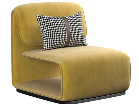 Divano Scandinavo Moderno Semplice Modello 3D