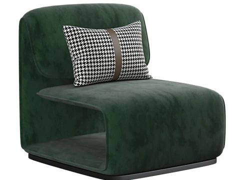 Divano Scandinavo Moderno Semplice Modello 3D