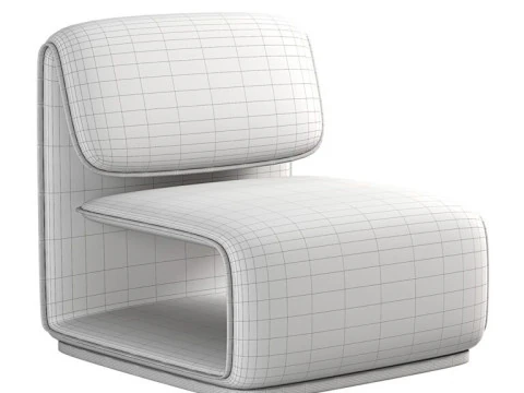 Divano Scandinavo Moderno Semplice Modello 3D