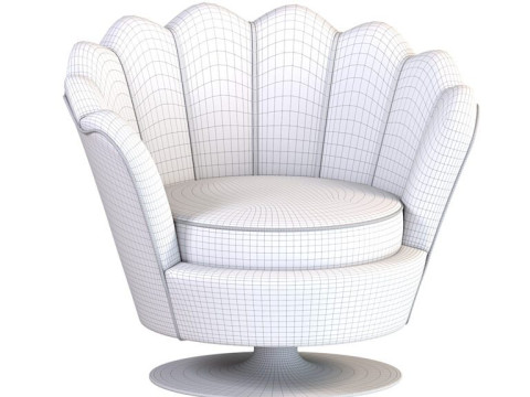 MUSZELKA armchair 3D Model