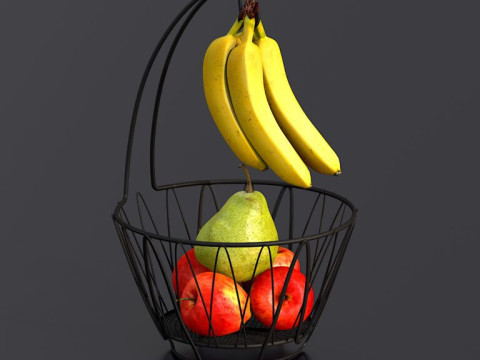 Fruit basket 3D Model