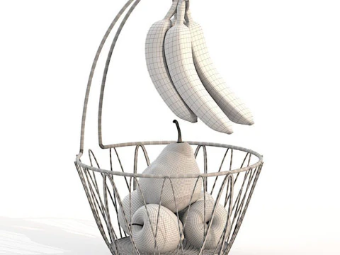 Fruit basket 3D Model