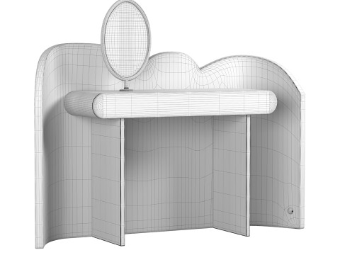 CLOUD VANITY CONSOLE Model 3D