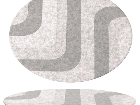 UNIQUE CONTEMPORARY AREA RUG 03 3D Model