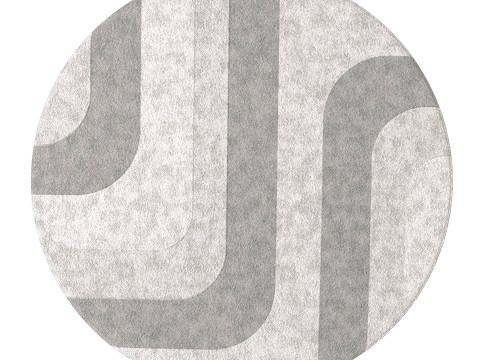 UNIQUE CONTEMPORARY AREA RUG 03 3D मॉडल