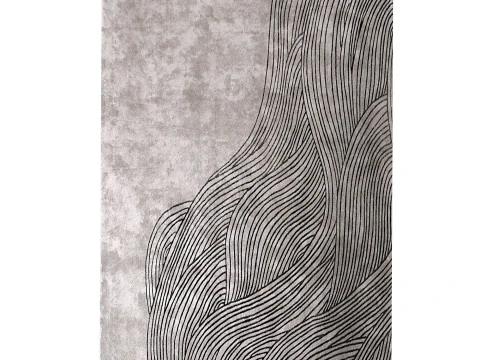 Continua Laguna Hand Tufted Rug in Black design by Second Studio 3D Model