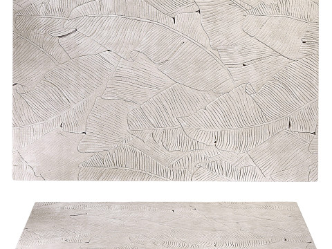 Palm Leaf CARPET Model 3D