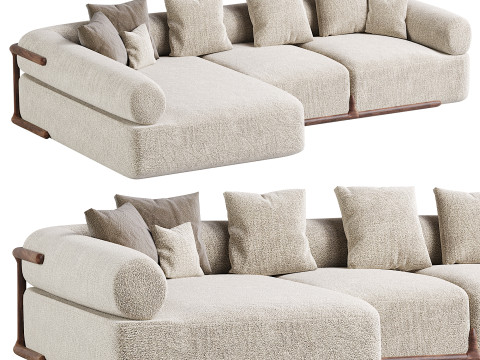 Klem Corner Sofa Composition Modelo 3D